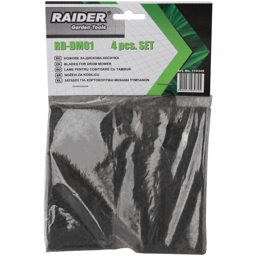 Raider Accessories Set 4 lame pentru disc motocositoare RD-DM01