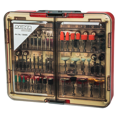 Raider Accessories Set 418 accesorii pentru mini polizor drept