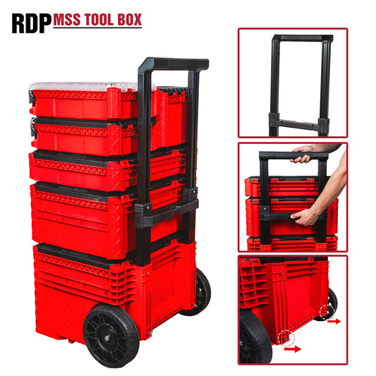 Raider sistem depozitare modular 556x1120x424mm roti IP65 RDP-MSS7