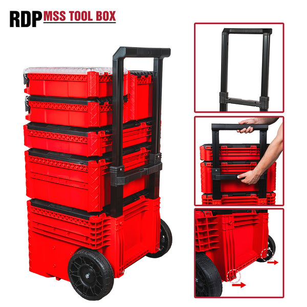 Raider sistem depozitare modular 556x1120x424mm roti IP65 RDP-MSS7