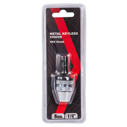 Raider Accessories Mandrina pentru surubelnita HEX ¼" 8mm metalic