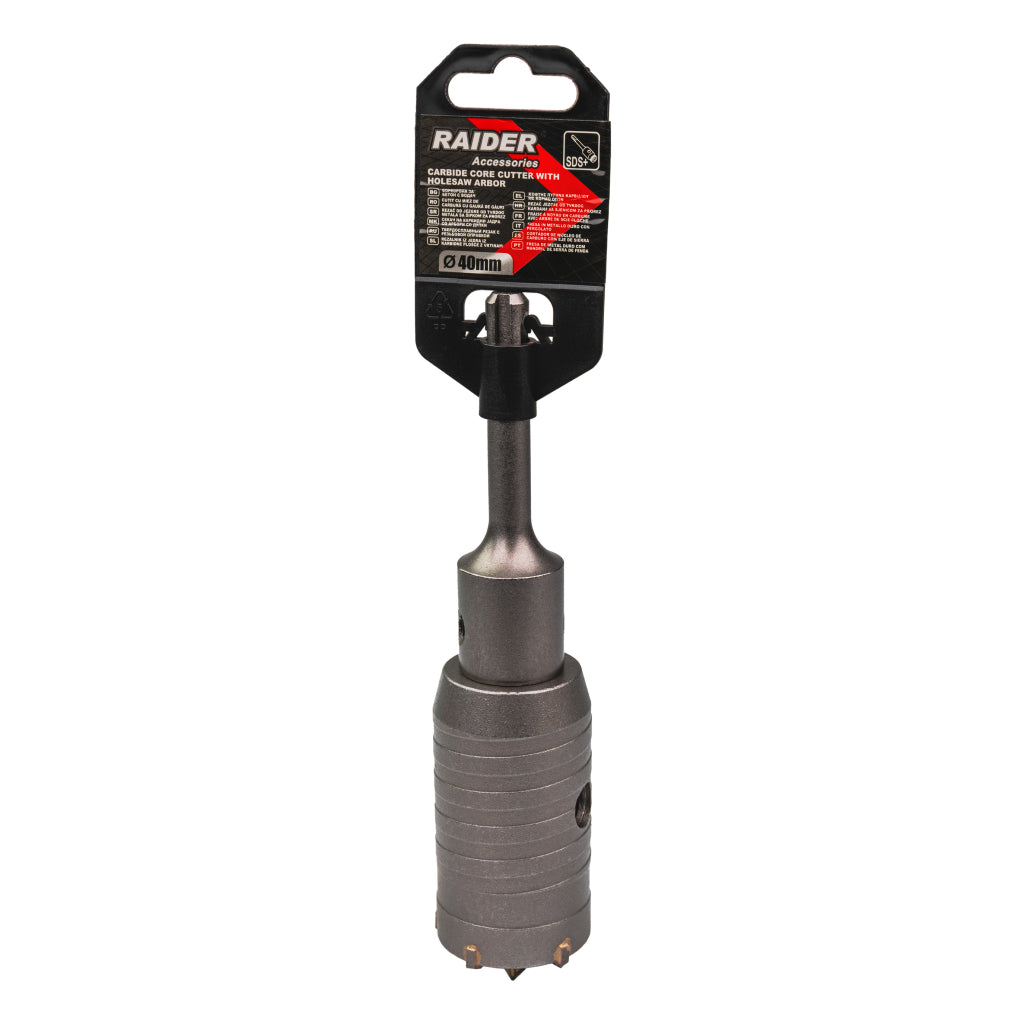 Raider Accessories Carota gaurire beton cu tija si burghiu 40mm SDS
