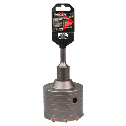 Raider Accessories Carota gaurire beton cu tija si burghiu 80mm SDS