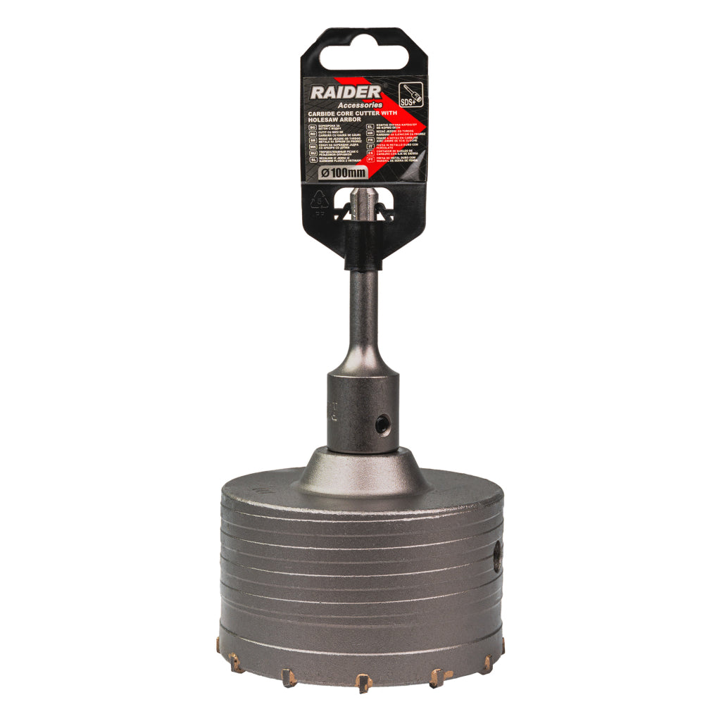 Raider Accessories Carota gaurire beton cu tija si burghiu 100mm SDS