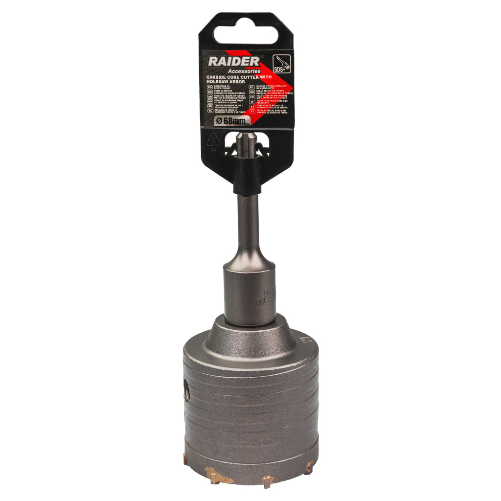 Raider Accessories Carota gaurire beton cu tija si burghiu 68mm SDS