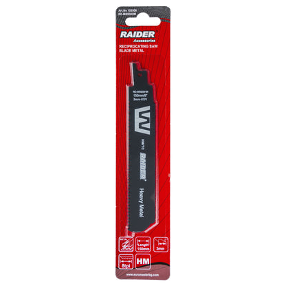 Raider Accessories Lama fierastrau sabie metal 150x3.0mm 8TPI heavy MS930HM
