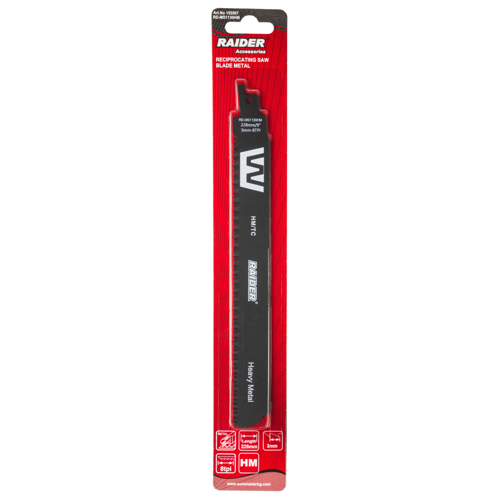 Raider Accessories Lama fierastrau sabie metal 228x3.0mm 8TPI heavy MS1130HM