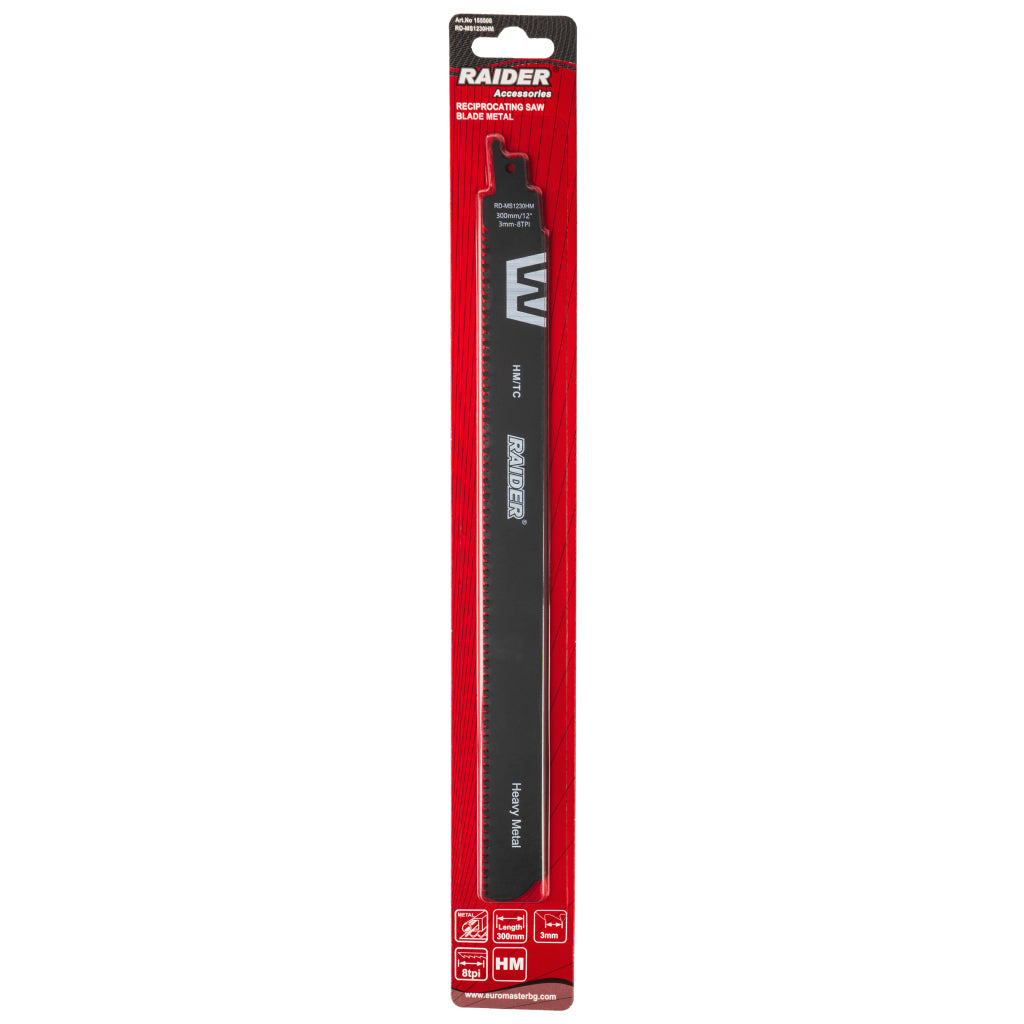 Raider Accessories Lama fierastrau sabie metal 300x3.0mm 8TPI heavy MS1230HM