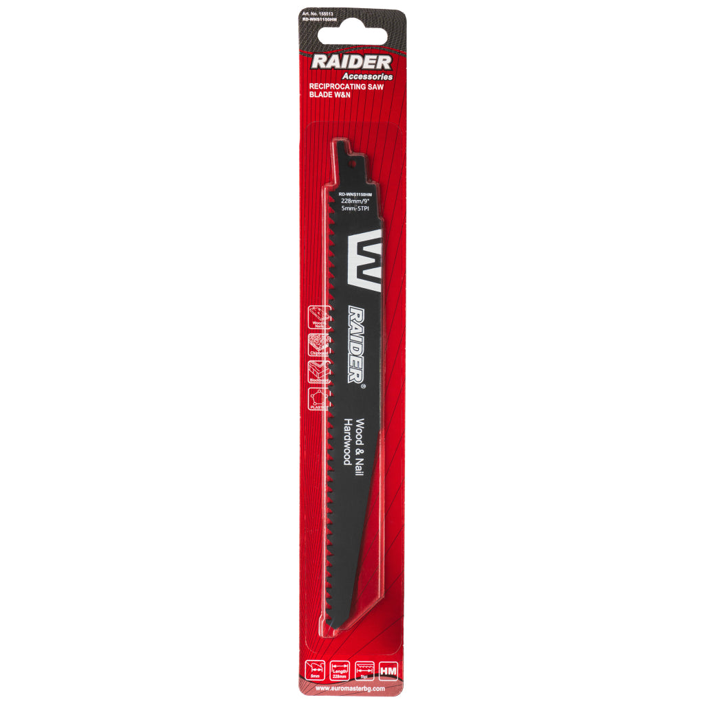 Raider Accessories Lama fierastrau sabie W&N 228x5.0mm 5TPI WNS1150HM