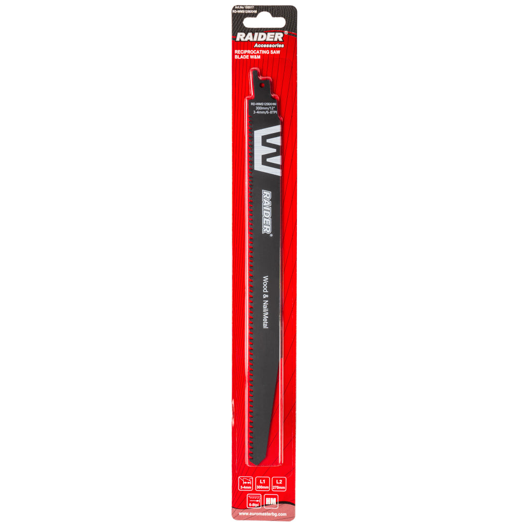 Raider Accessories Lama fierastrau sabie W&N 300x3.0/4.0mm 6/8TPI