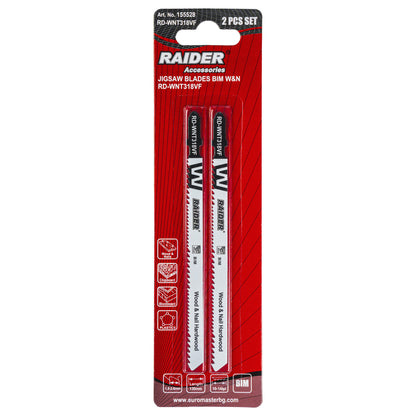 Raider Accessories Set 2 lame fierastrau pendular 130x1.8/2.6mm 10/14TPI WNT318