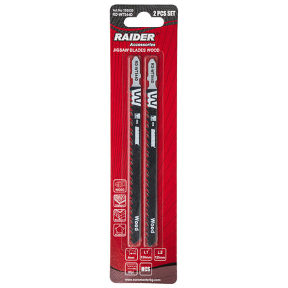 Raider Accessories Set 2 lame fierastrau pendular lemn 80x1.7mm 15TPI WT101BIF