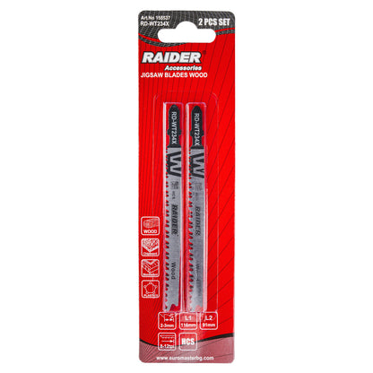 Raider Accessories Set 2 lame fierastrau pendular lemn 90x2.0/3.0mm 8/12TPI