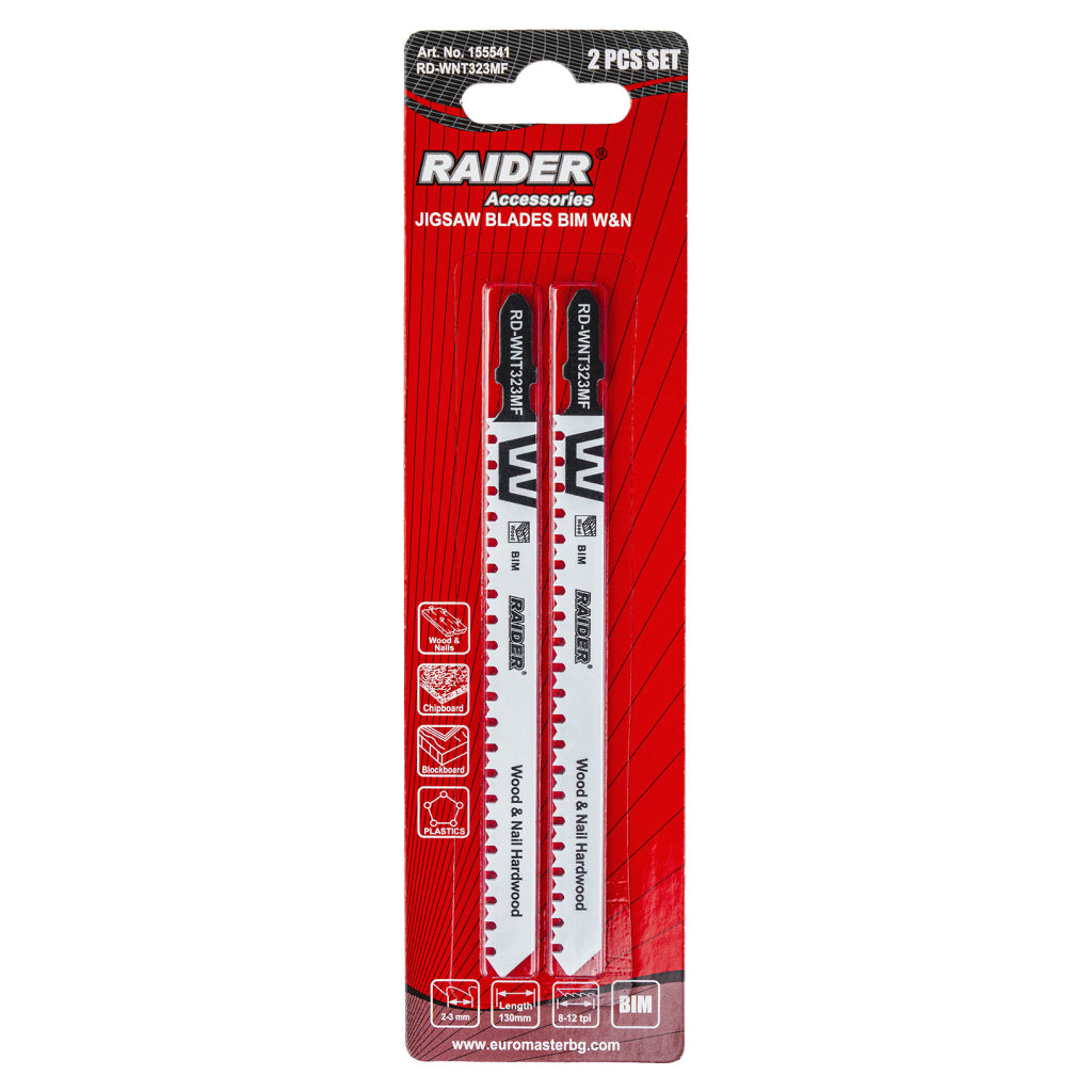 Raider Accessories Set 2 lame fierastrau pendular 130x2.0/3.0mm 8/12TPI WNT323M