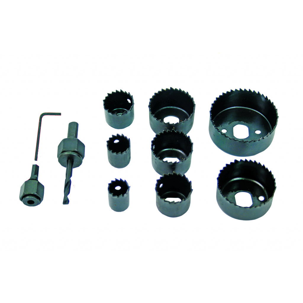 Raider Accessories Set 11 freze pentru gaurire lemn gaurire 19-64mm