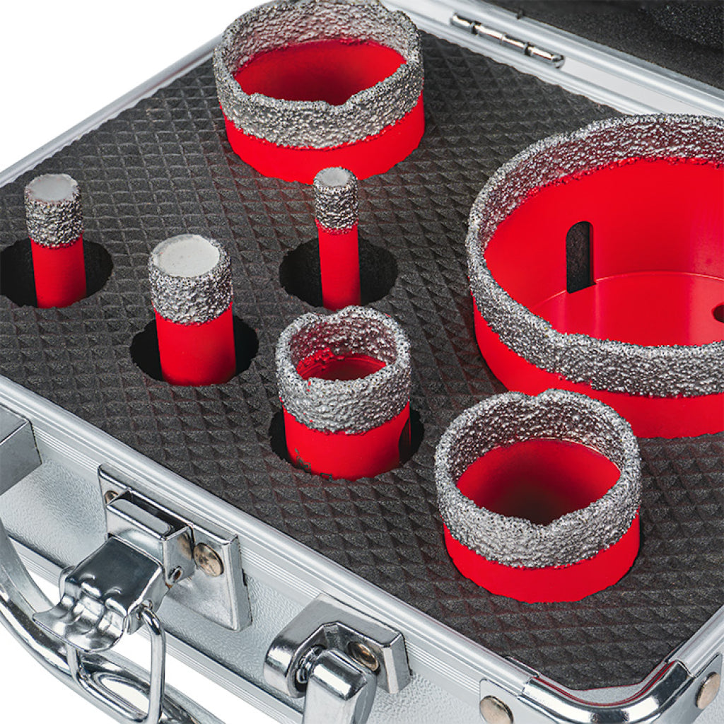 Raider Accessories Set de carote diamantate dry M14 ø8-68mm AL Case