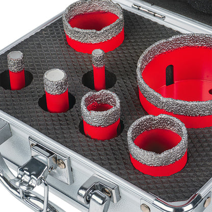 Raider Accessories Set de carote diamantate dry M14 ø8-68mm AL Case