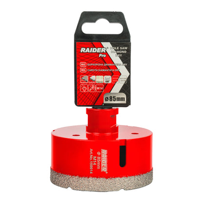Raider Accessories Carota diamantata pentru Carotare uscata M14 Ø85mm