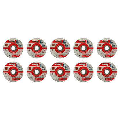 Raider Set 10 discuri pentru taiat otel-inox 115х1mm A60T RDP
