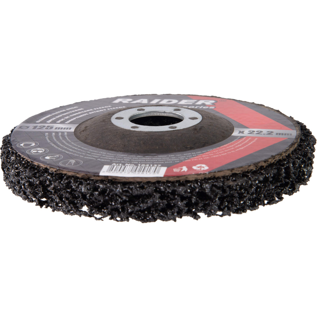 Raider Accessories Disc curatare vopsea ø125mm x 14mm negru