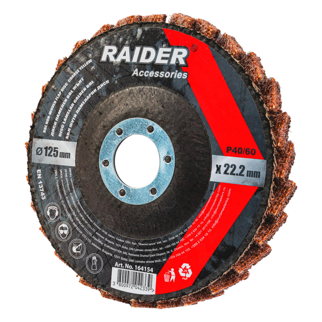 Raider Accessories Disc lamelar netesut ø125mm grosier galben