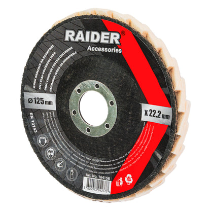 Raider Accessories Disc lamelar din lana ø125mm grosime 4mm