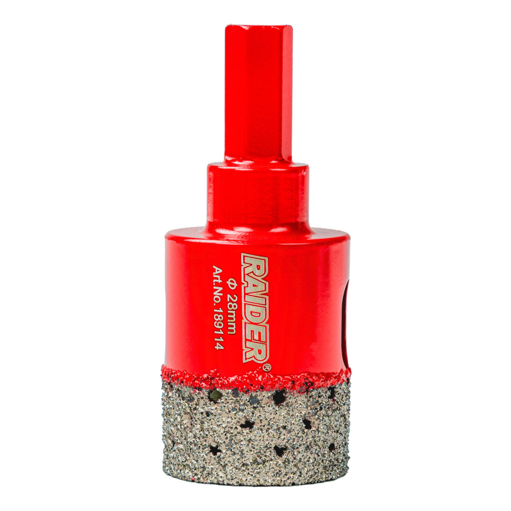 Raider Accessories Carota diamantata cu arc pentru Carotare umeda HEX Ø28mm