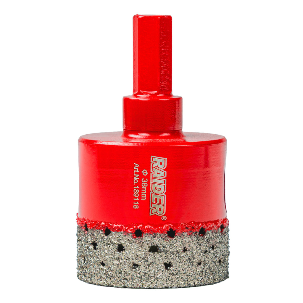 Raider Accessories Carota diamantata cu arc pentru Carotare umeda HEX Ø38mm