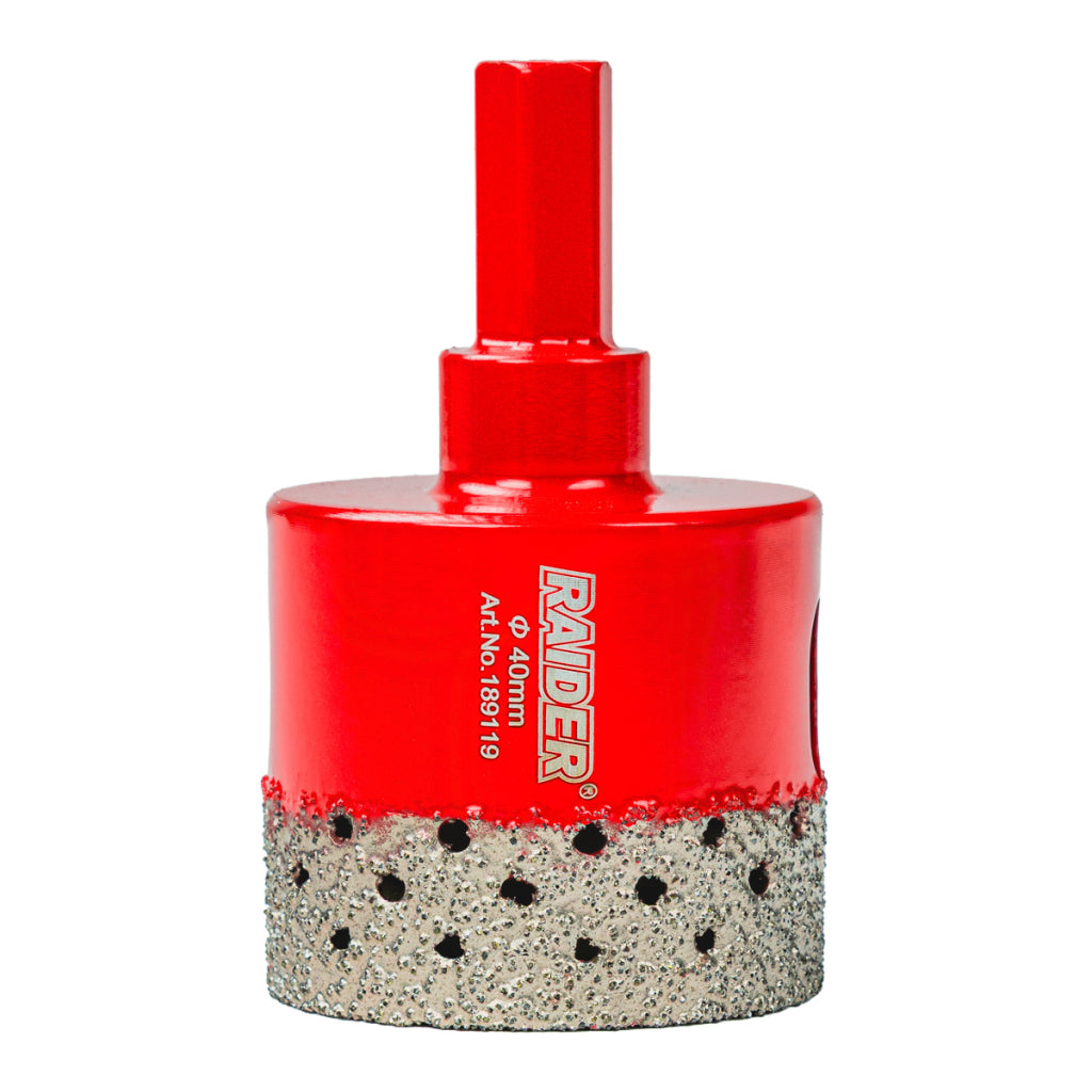 Raider Accessories Carota diamantata cu arc pentru Carotare umeda HEX Ø40mm