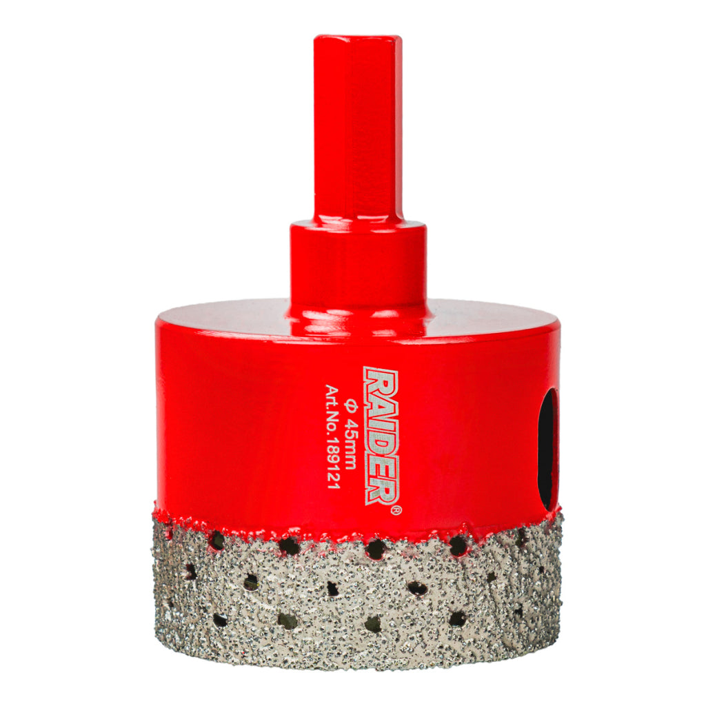 Raider Accessories Carota diamantata cu arc pentru Carotare umeda HEX Ø45mm