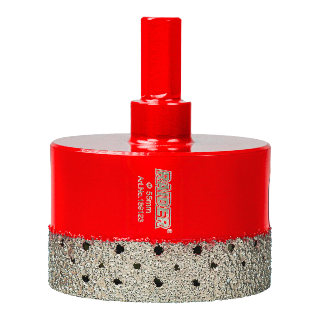 Raider Accessories Carota diamantata cu arc pentru Carotare umeda HEX Ø55mm