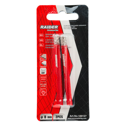 Raider Accessories Carota diamantata pentru Carotare uscata HEX Ø8mm