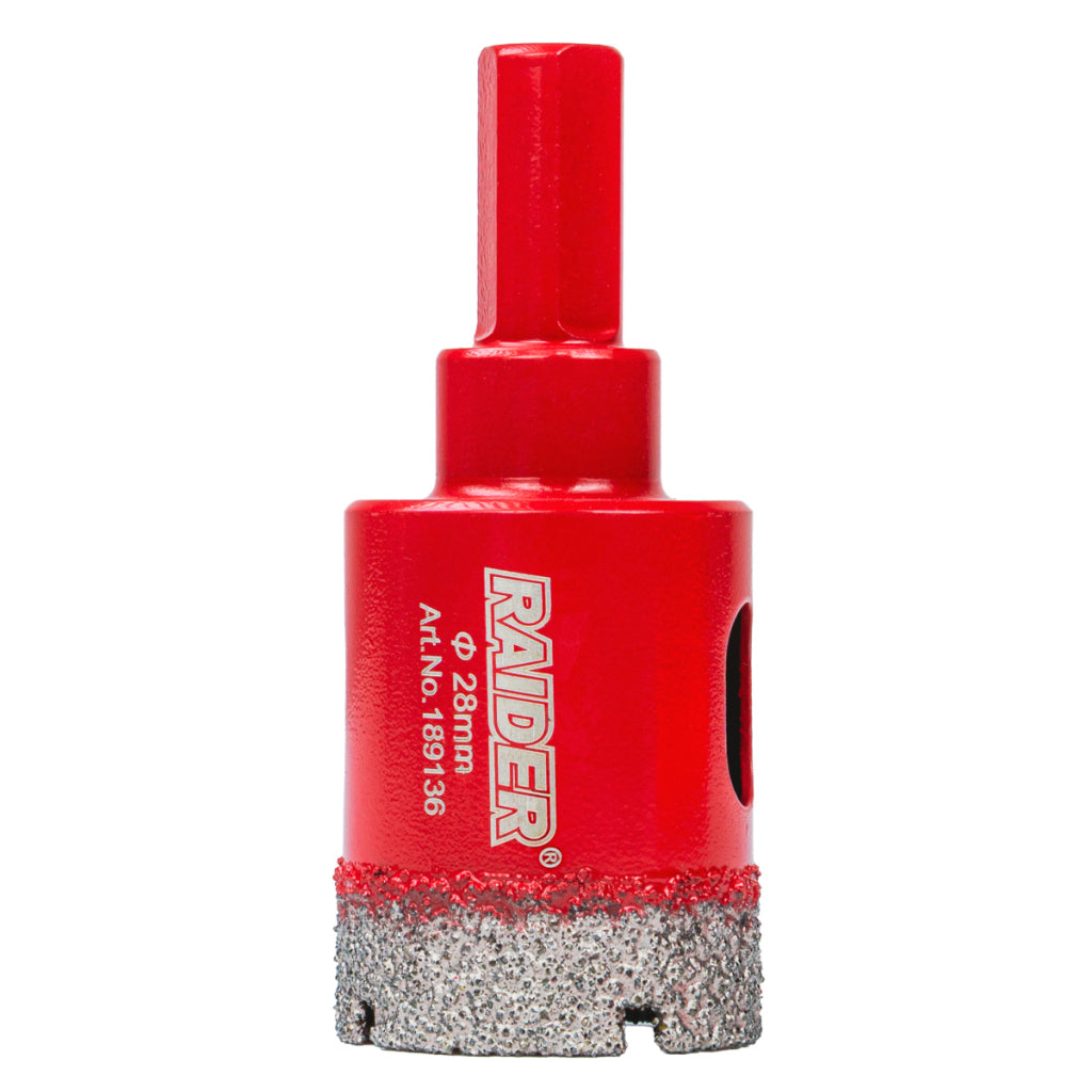 Raider Accessories Carota diamantata pentru Carotare uscata HEX Ø28mm