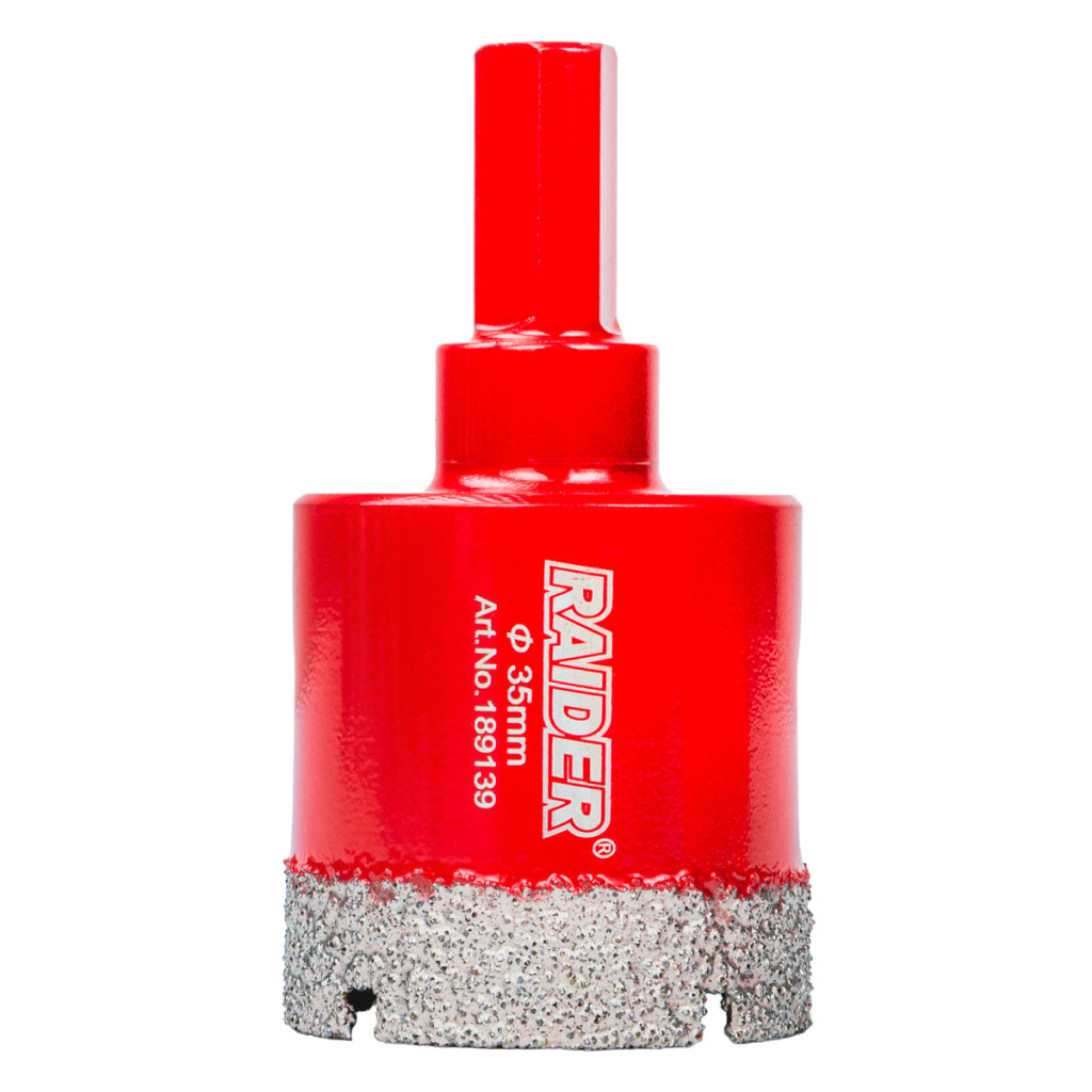 Raider Accessories Carota diamantata pentru Carotare uscata HEX Ø35mm