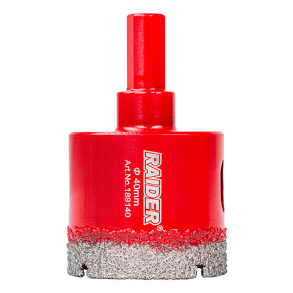 Raider Accessories Carota diamantata pentru Carotare uscata HEX Ø40mm