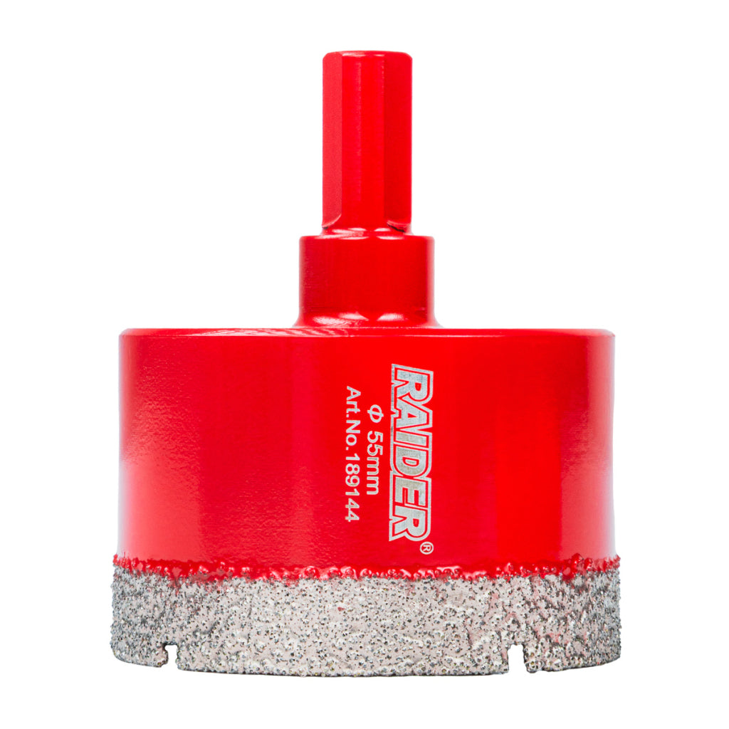 Raider Accessories Carota diamantata pentru Carotare uscata HEX Ø55mm