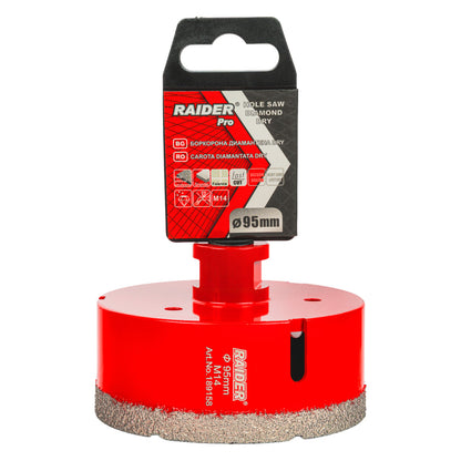 Raider Accessories Carota diamantata pentru Carotare uscata M14 Ø95mm