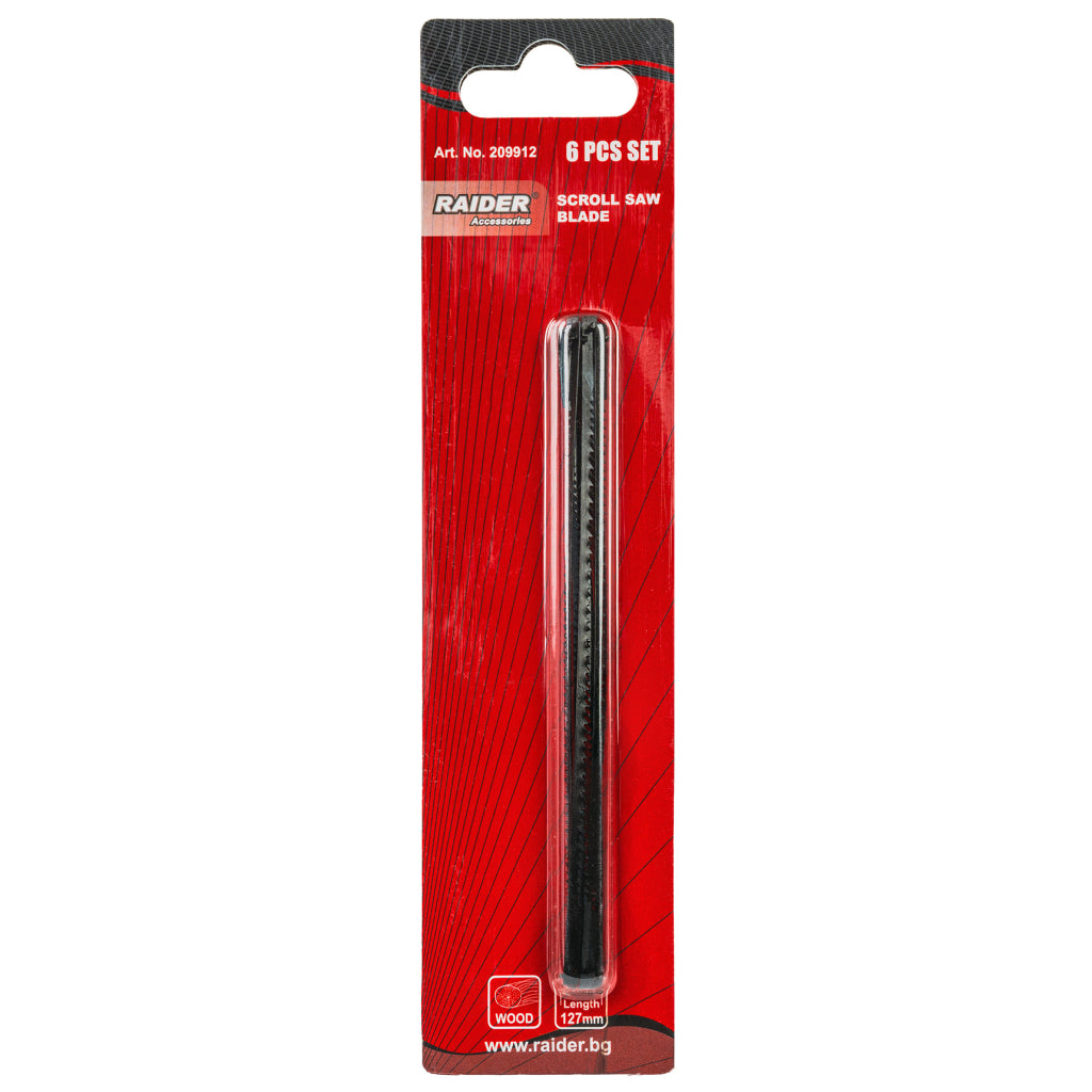 Raider Accessories Set 6 lame pentru fierastrau pendular de banc 127x3x0.4mm