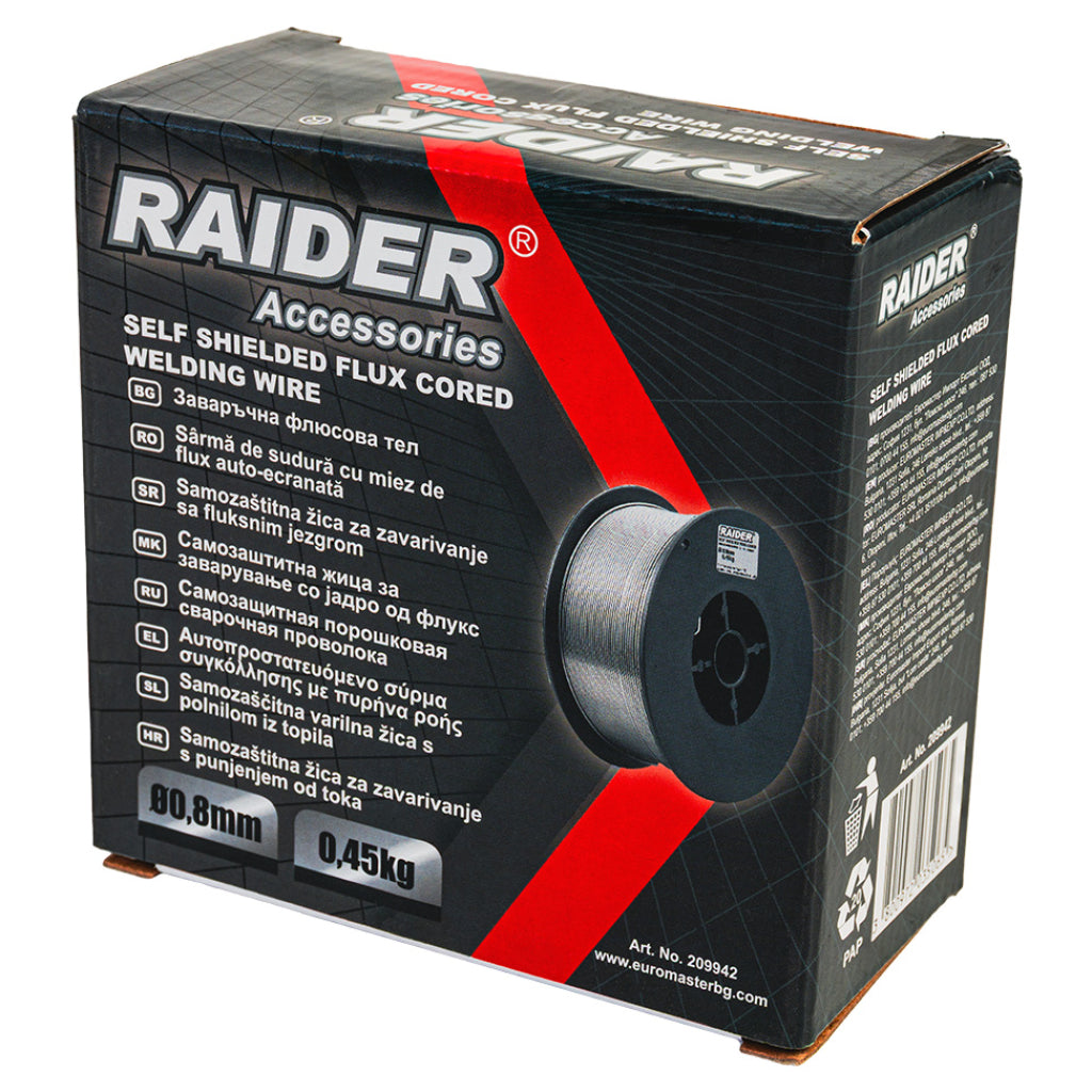 Raider Accessories Sarma pentru sudura cu autoprotectie si flux ø08mm 045kg