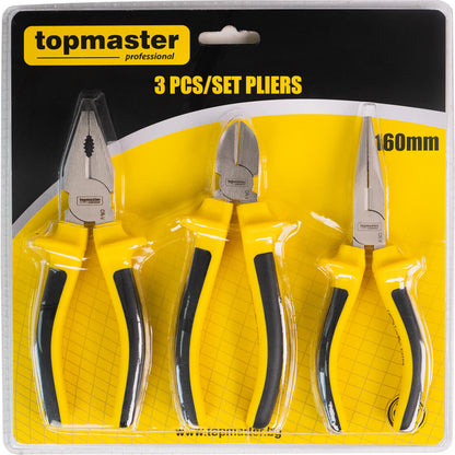 Top Master Pro Set 3 clesti (sfic150, combinat150, varf lung150) CRV TMP