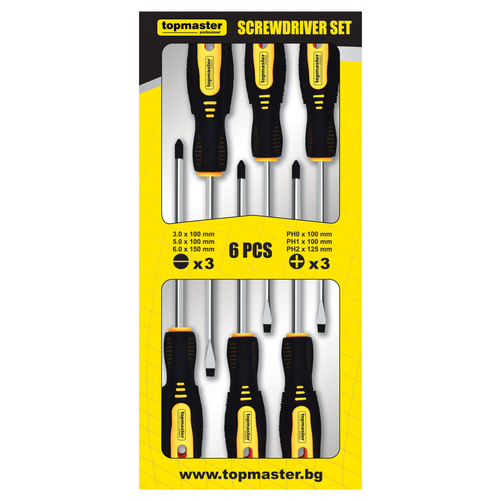 Top Master Pro Set 6 surubelnite 3xPH 3xSL gen1 x CRV TMP