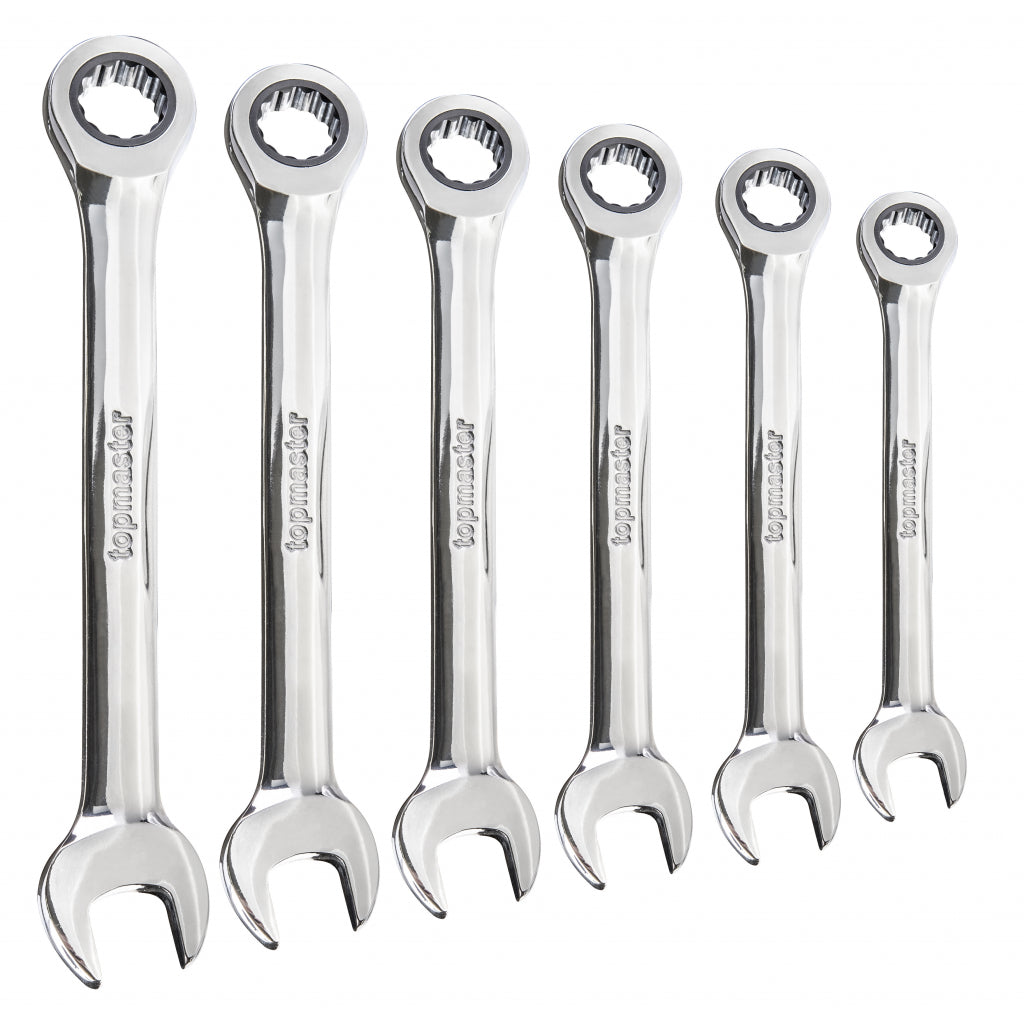 Top Master Pro Set 6 chei combinate cu clichet 8-17mm CRV TMP
