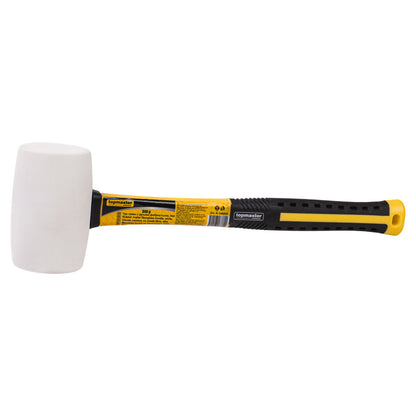 Top Master Pro Ciocan cauciuc alb cu maner fibra 340g alb TMP