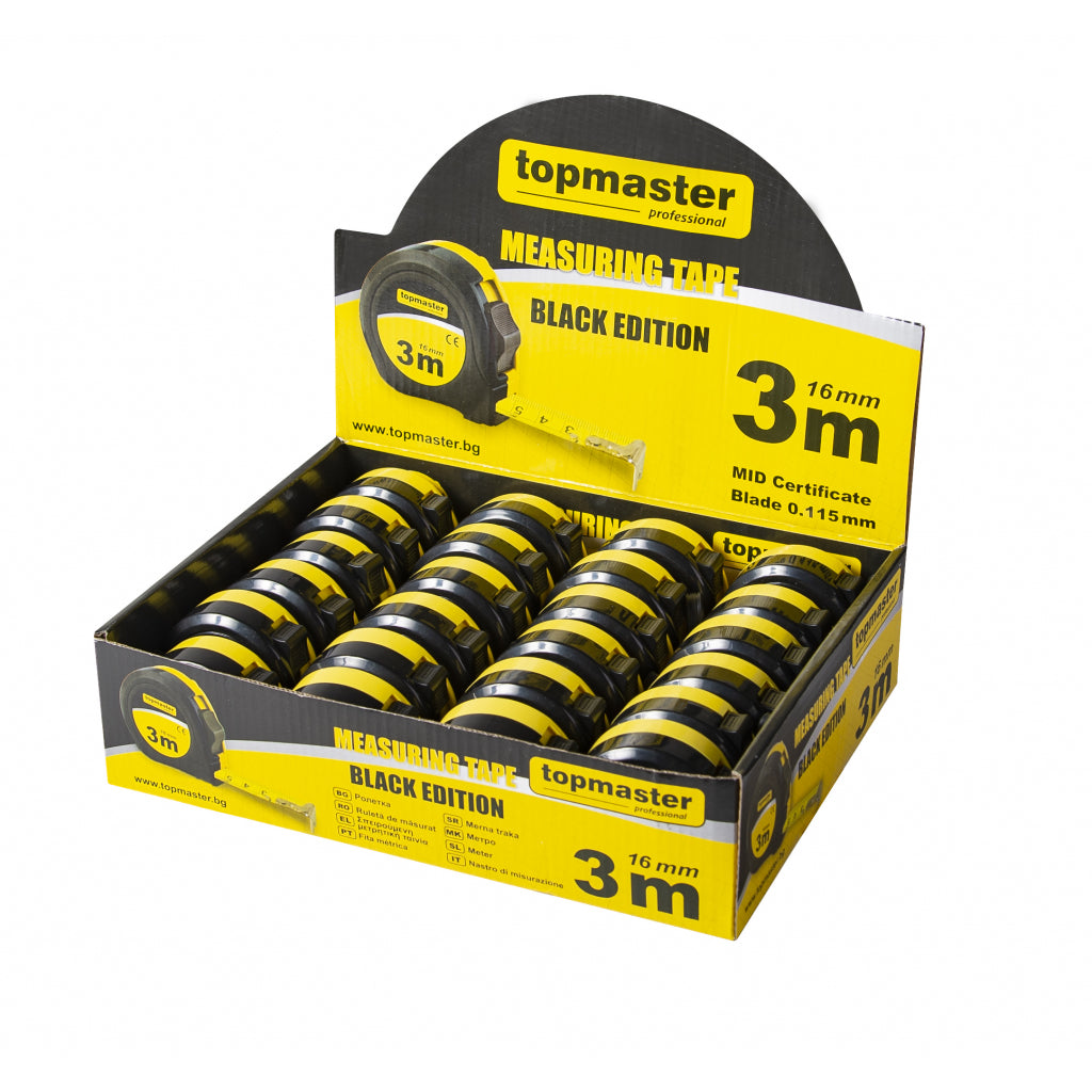 Top Master Pro Ruleta BE 3m x 16mm TMP
