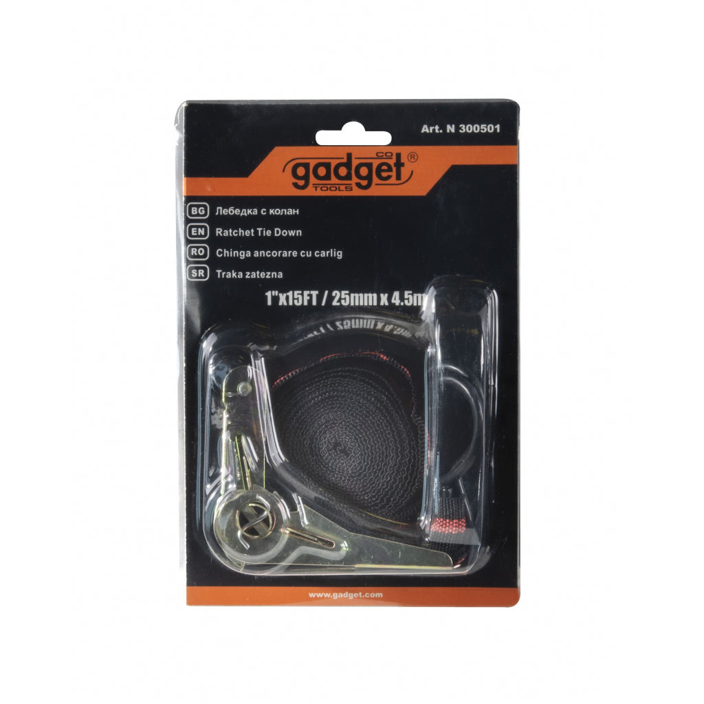 Gadget Chinga ancorare cu carlig 1"X15FT GD