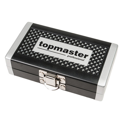 Top Master Pro Set 33 piese maner cu clichet si biti magnetici ¼" CRV TMP