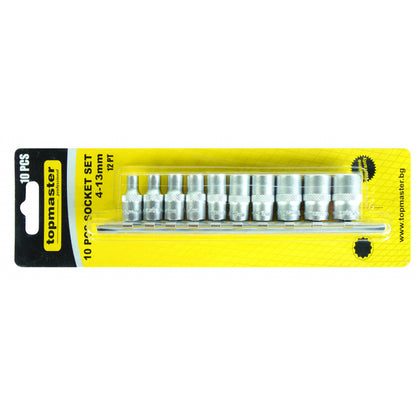 Top Master Pro Set 10 tubulare ¼" TMP