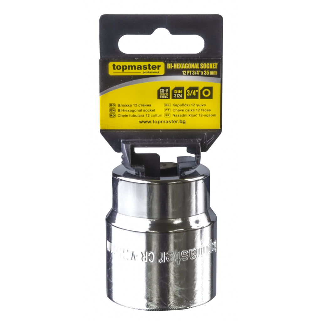 Top Master Pro Tubulara ¾" x 22mm 12P TMP