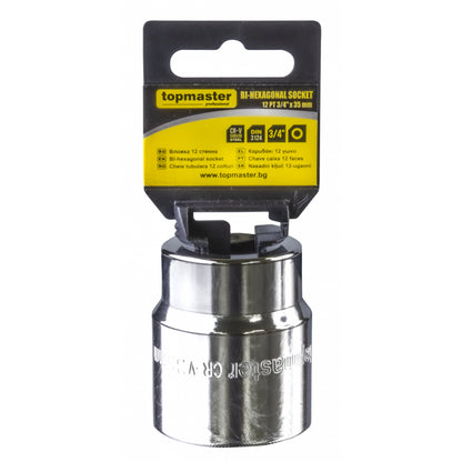 Top Master Pro Tubulara ¾" x 22mm 12P TMP