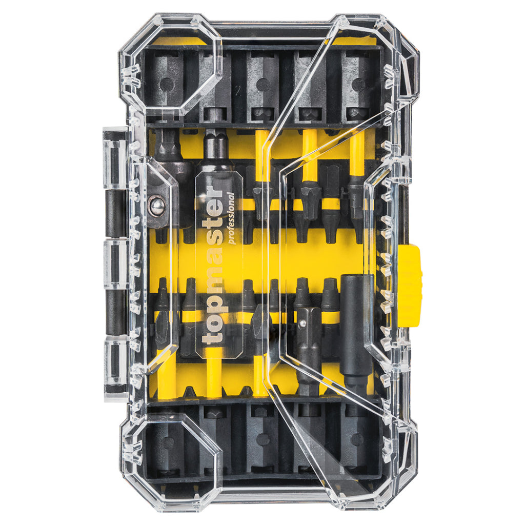 Top Master Pro Set 42 biti magnetici de impact ¼" si suport TMP